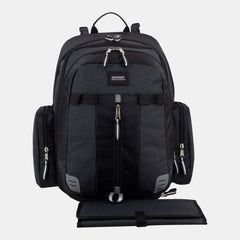 Expandable Large Capacity Utopia Backpack Diaper Bag with Bonus Changing Pad