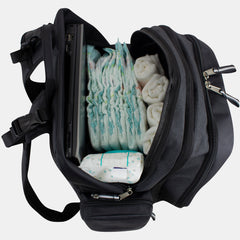 Expandable Large Capacity Utopia Backpack Diaper Bag with Bonus Changing Pad