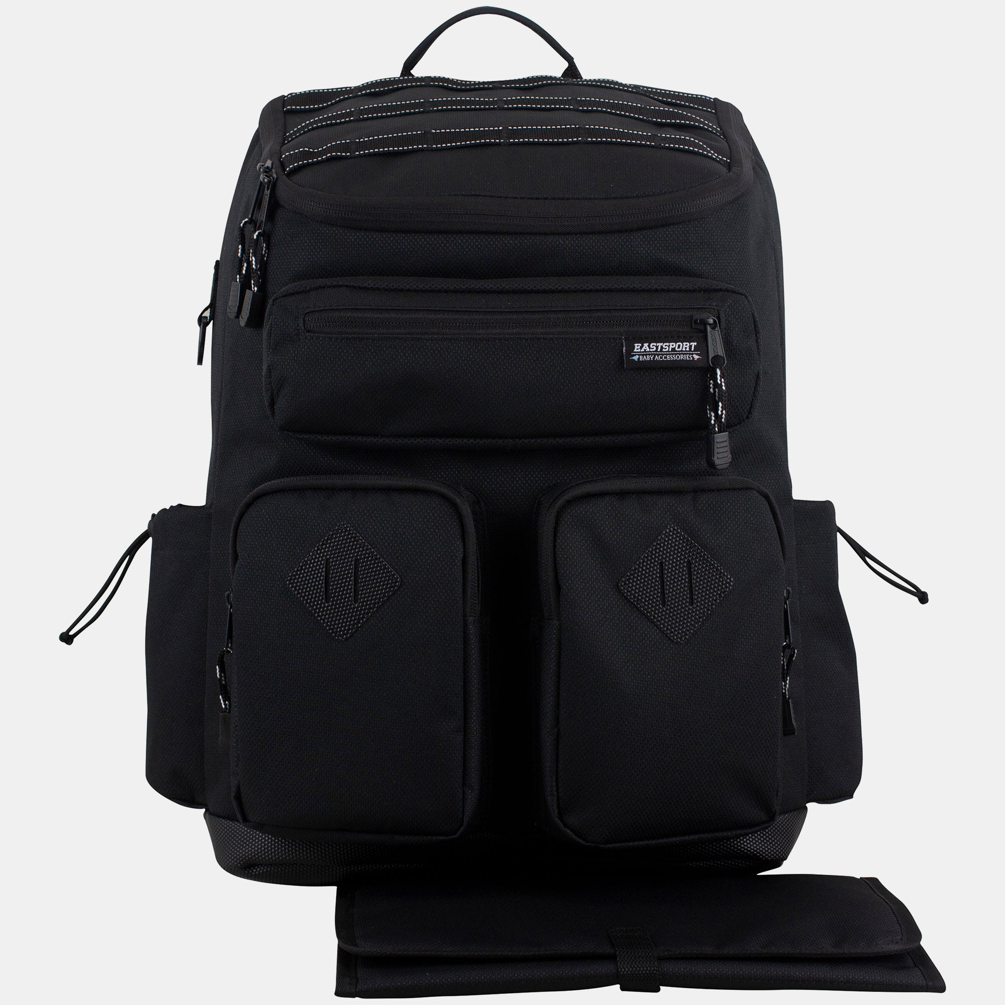 Utility Large Capacity Backpack Diaper Bag with Bonus Changing Pad