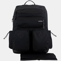 Utility Large Capacity Backpack Diaper Bag with Bonus Changing Pad