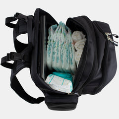 Expandable Large Capacity Utopia Backpack Diaper Bag with Bonus Changing Pad