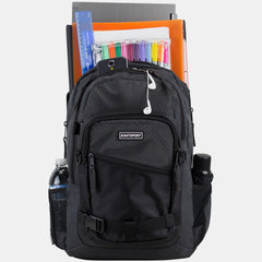 Eastsport Universal Commuter Backpack Detachable Tablet/Cellphone Case Dark Grey Chambray