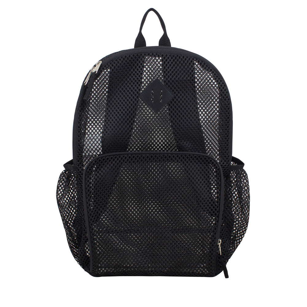 Multi-Purpose Mesh Lash Tab Backpack with Front Pocket – Eastsport