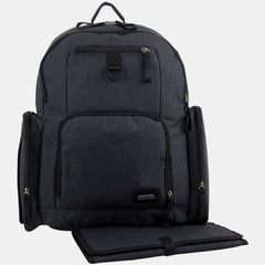 Multi-Function Bond St. Large Backpack Diaper Bag with Bonus Changing Pad