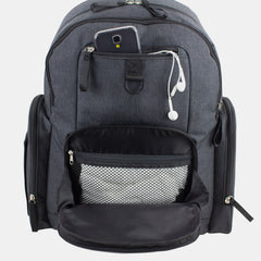 Multi-Function Bond St. Large Backpack Diaper Bag with Bonus Changing Pad