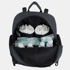 Multi-Function Bond St. Large Backpack Diaper Bag with Bonus Changing Pad