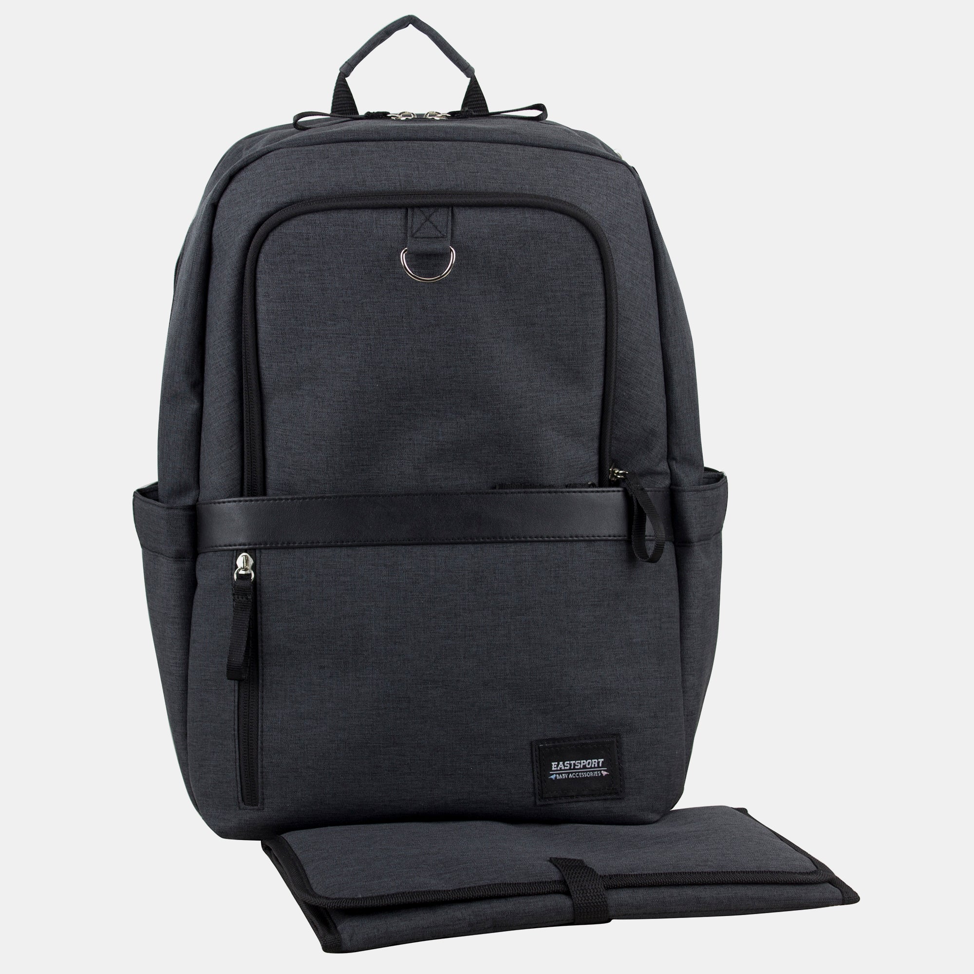 Large Capacity Rubin Weekender Tech Backpack Diaper Bag with Bonus Changing Pad