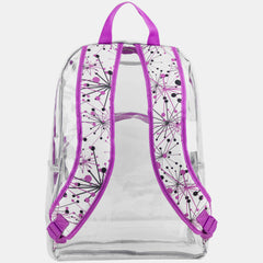 Eastsport Clear Backpack with Printed Straps