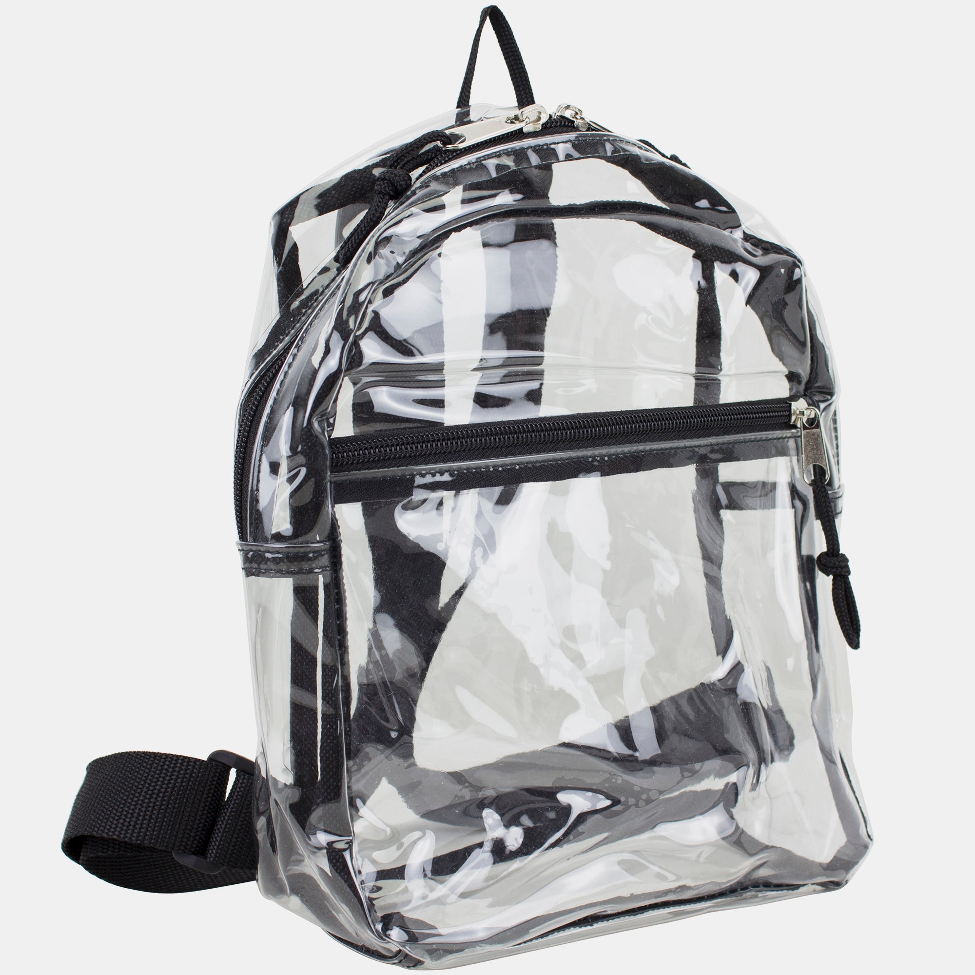 100% Transparent Clear Mini Backpack with Adjustable Straps