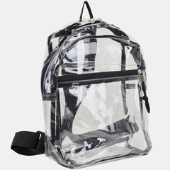 100% Transparent Clear Mini Backpack with Adjustable Straps