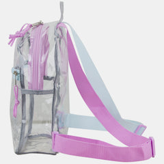 100% Transparent Clear Mini Backpack with Adjustable Straps