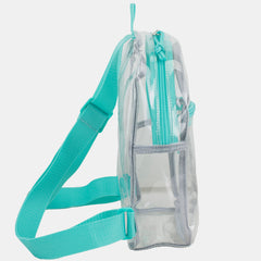 100% Transparent Clear Mini Backpack with Adjustable Straps