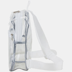 Eastsport 100% Transparent Clear Mini Backpack with Adjustable Straps