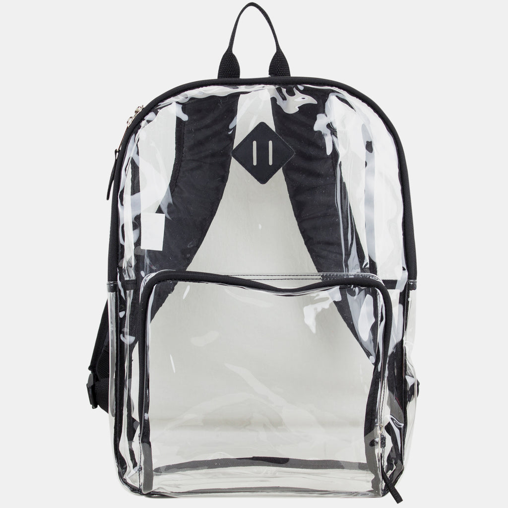 eastsport clear mini backpack Eastsport Multi-Purpose Clear Backpack with Front Pocket, Adjustable S