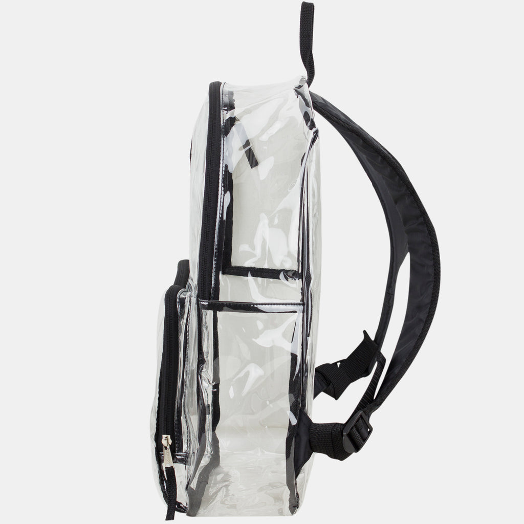 eastsport mini clear backpack Eastsport Multi-Purpose Clear Backpack with Front Pocket, Adjustable S