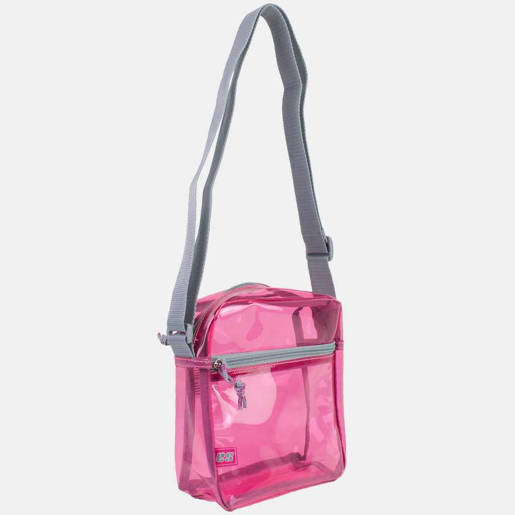 Small Clear Lunch Bag - Pink