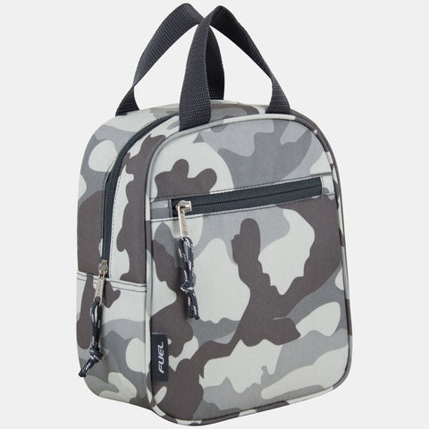 Camo Lunch Bag with Front Zipper
