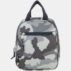 Camo Lunch Bag with Front Zipper