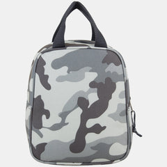 Camo Lunch Bag with Front Zipper