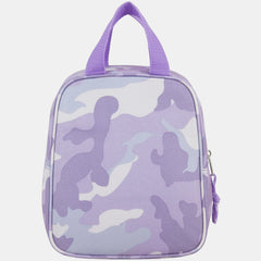 Camo Lunch Bag with Front Zipper