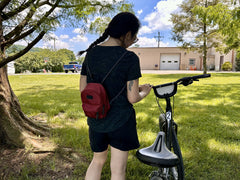 BODHI Metro Soft Puffy Convertible Mini Biking Backpack Crossbody Bag