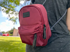 BODHI Metro Soft Puffy Convertible Mini Biking Backpack Crossbody Bag