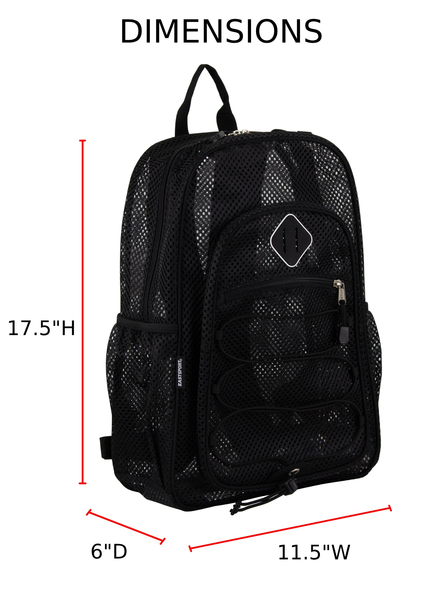 Pro Bungee Mesh Backpack – Eastsport