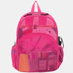 Classic Mesh Backpack with Padded Shoulder Straps