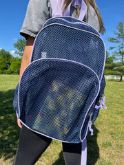 Classic Mesh Backpack with Padded Shoulder Straps