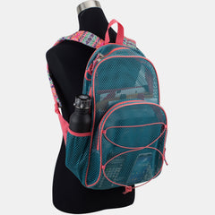 Mesh Bungee School, Work, Gym Backpack