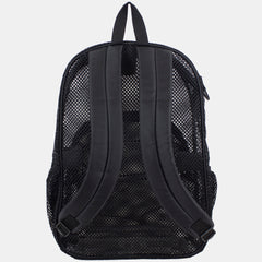 Mesh Bungee Gym Backpack Black