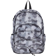 Mesh Bungee School, Work, Gym Backpack