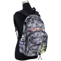 Mesh Bungee School, Work, Gym Backpack