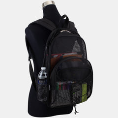 Mesh Bungee School, Work, Gym Backpack