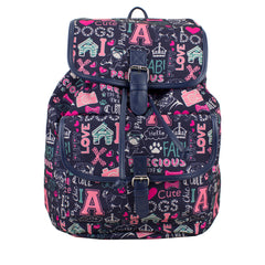 Puppy Love Print Lightweight Backpack