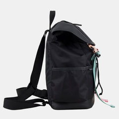 Drawstring Backpack With Double Rose Gold Buckles