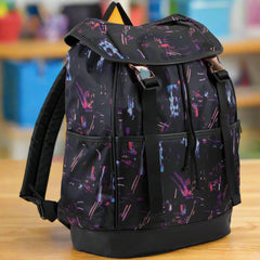 City Backpack With Double Rose Gold Buckles