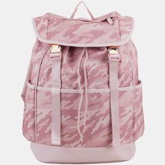 City Backpack With Double Rose Gold Buckles