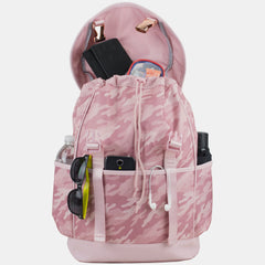 City Backpack With Double Rose Gold Buckles