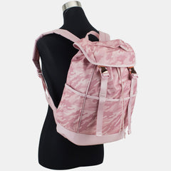 City Backpack With Double Rose Gold Buckles