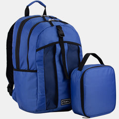Double Compartment Backpack with Matching Lunch Bag