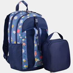 Double Compartment Backpack with Matching Lunch Bag