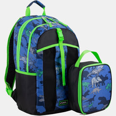 Double Compartment Backpack with Matching Lunch Bag