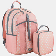 Double Compartment Backpack with Matching Lunch Bag