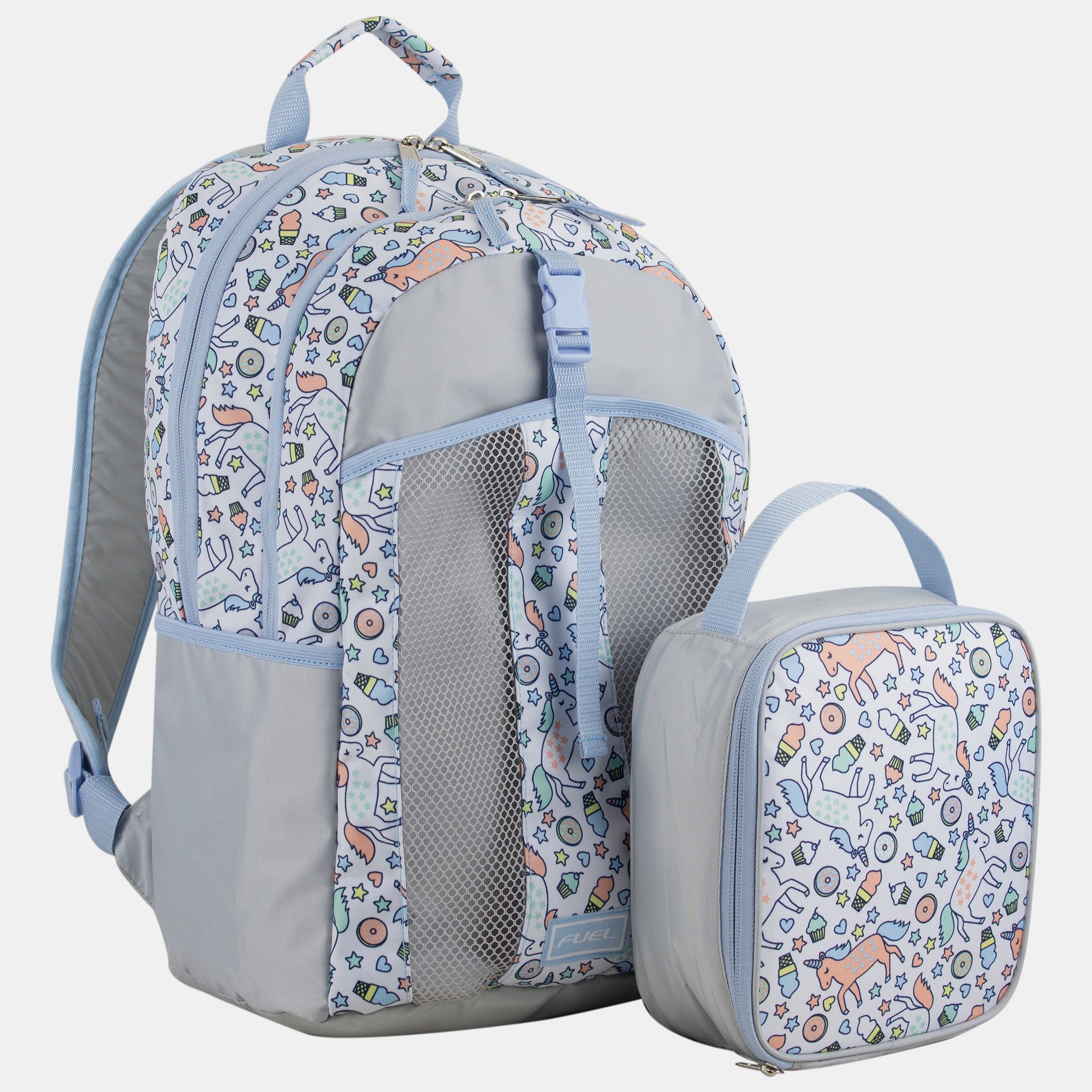 Double Compartment Backpack with Matching Lunch Bag