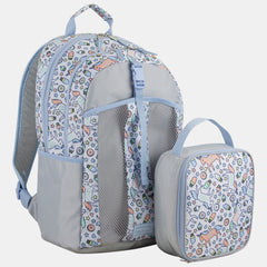 Double Compartment Backpack with Matching Lunch Bag