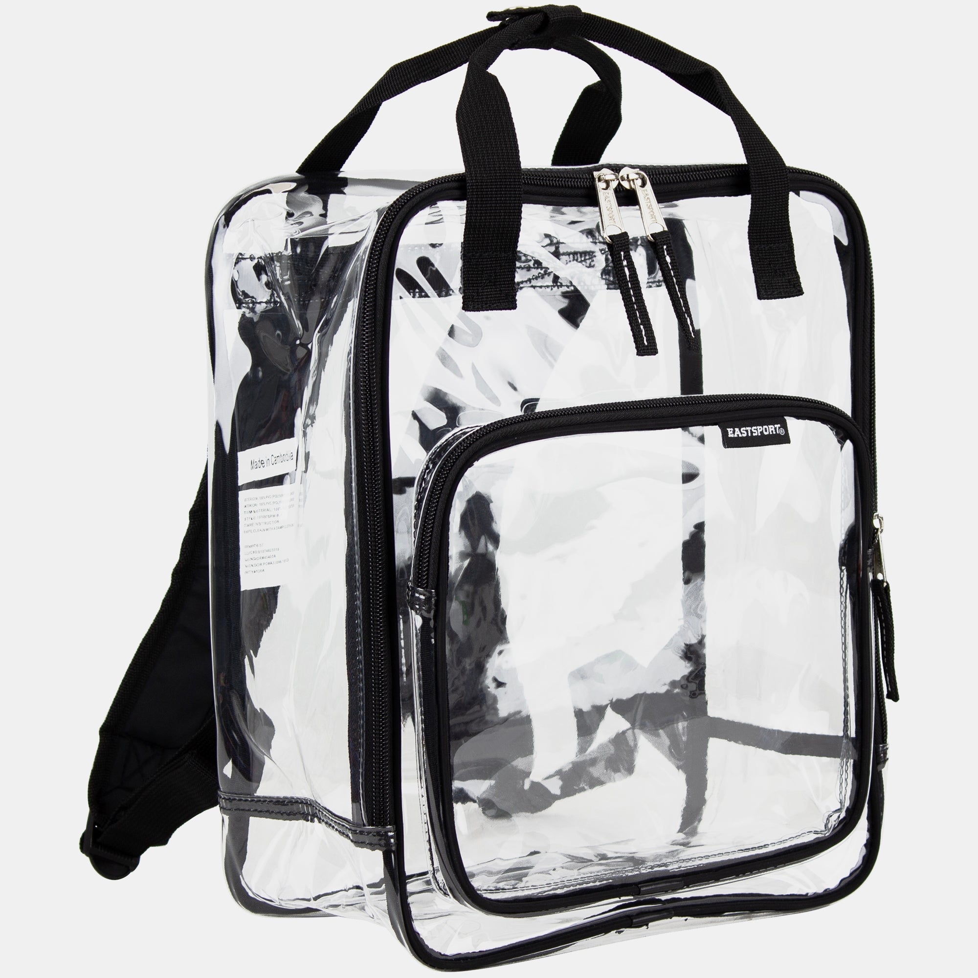 Double Handle Clear Backpack