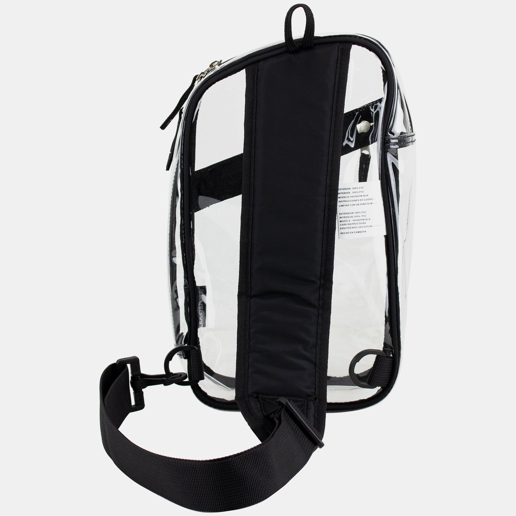 Stadium Clear Orange Shoulder Sling Belt Bag