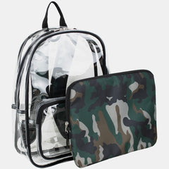 Success Clear Backpack Bundle w/ Laptop Case