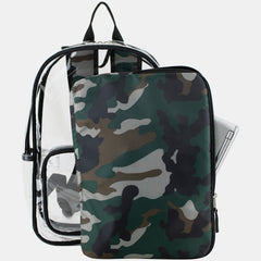 Success Clear Backpack Bundle w/ Laptop Case